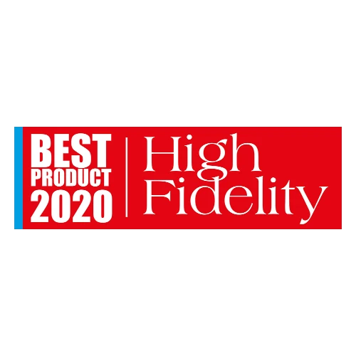 Logo de l'award "Best Product 2020" par High Fidelity