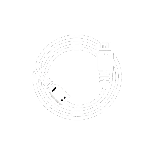 Pictogramme simplifié représentant la catégorie des câbles Ethernet, la plupart du temps en RJ45, pour transmettre les données informatiques depuis un appareil ou Internet